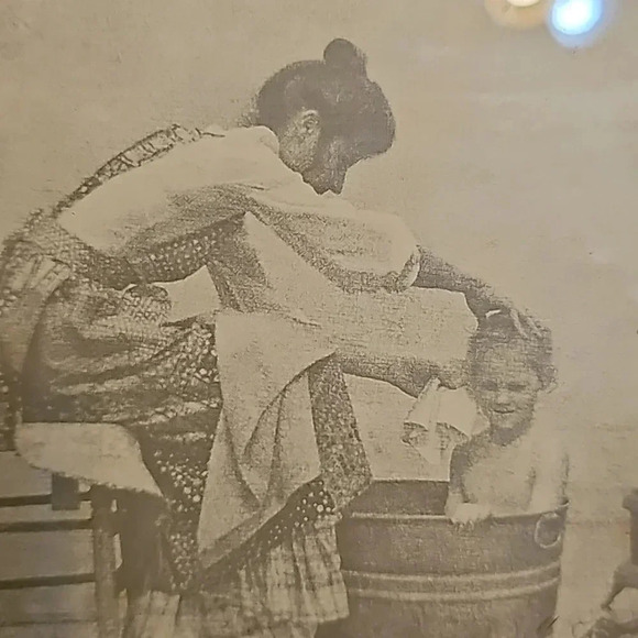 R. Hendrickson Framed Vintage Sepia Print  approximate 5"x6.5" - Picture 4 of 4